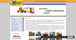 Desktop Screenshot of eurorent.com.pl
