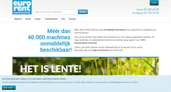 Desktop Screenshot of eurorent.be